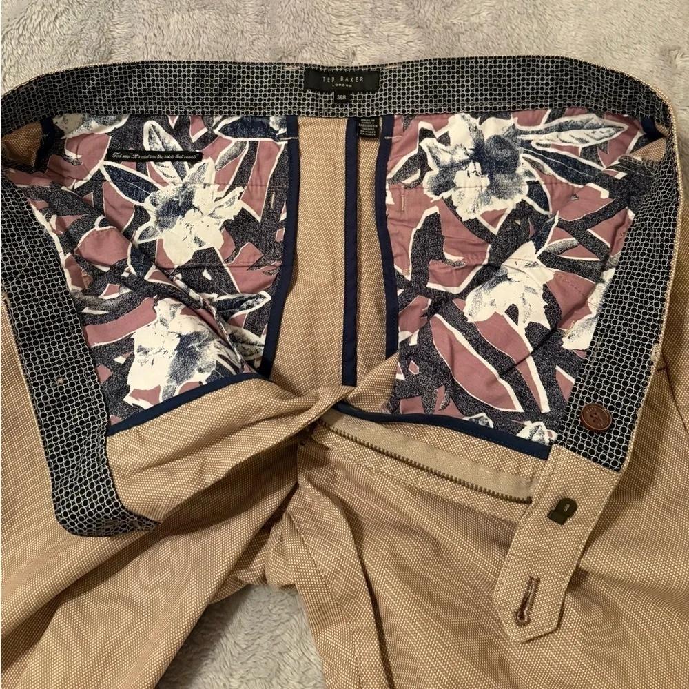 Ted Baker London Penguin Classic Flat Front Dress Pants size 36R NWOT